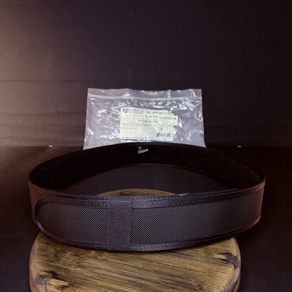 Gould & Goodrich Duty Belt Size 34"- 38" Black No-Crush Ballistic Nylon RWP-MD